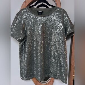 DKNY Sequin Top